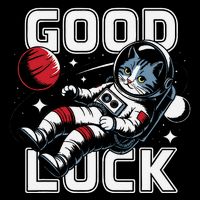 Astronaut Cat Space Galaxy Planet Exploration Funny Gift .Png Women's Crop Top Tee