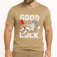 Astronaut Cat Space Galaxy Planet Exploration Funny Gift .Png Cooling Performance Crew T-Shirt