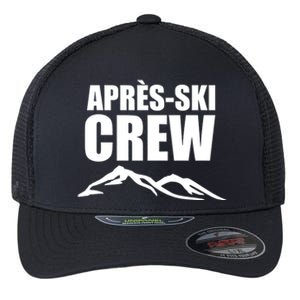 AprèsSki Crew Ski Skiing Party Gift Flexfit Unipanel Trucker Cap