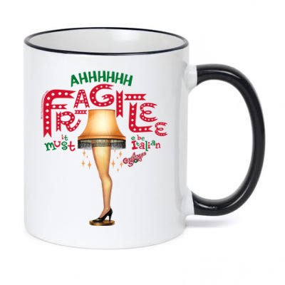 A Christmas Story Ahh Fragilee Funny Gift 11oz Black Color Changing Mug