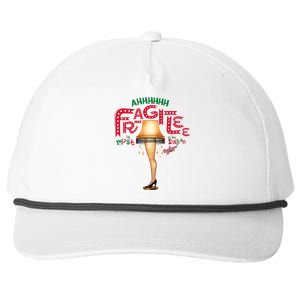 A Christmas Story Ahh Fragilee Funny Gift Snapback Five-Panel Rope Hat