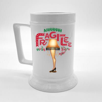 A Christmas Story Ahh Fragilee Funny Gift Beer Stein