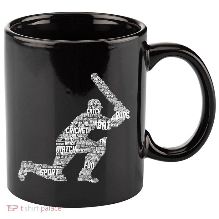 Activating Cricket Skills Sports Player Team Coach 11oz C Handle Ceramic Mug