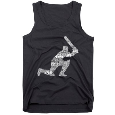 Activating Cricket Skills Sports Player Team Coach Tank Top