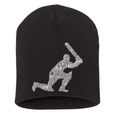 Activating Cricket Skills Sports Player Team Coach Short Acrylic Beanie