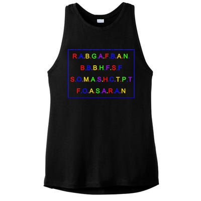 Act Up City Girls R.A.B.G.A.F.B.A.N.B.B.B.H.F.S.F S.O.M.A.S.H.C.T.P.T Ladies PosiCharge Tri-Blend Wicking Tank