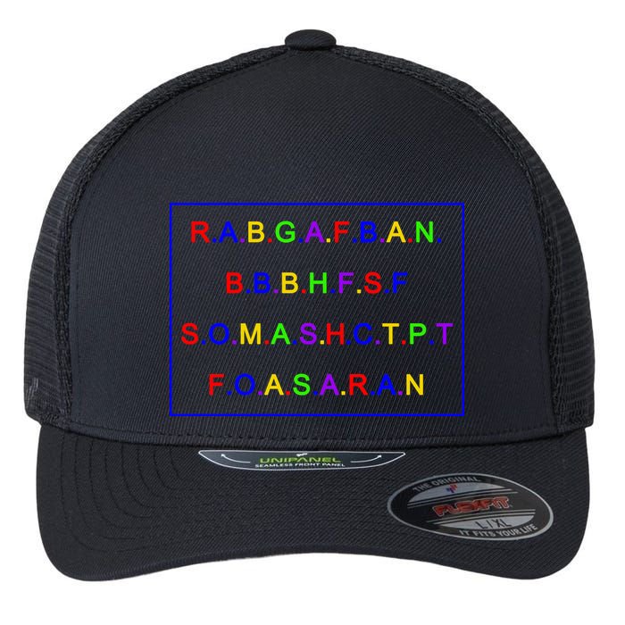 Act Up City Girls R.A.B.G.A.F.B.A.N.B.B.B.H.F.S.F S.O.M.A.S.H.C.T.P.T Flexfit Unipanel Trucker Cap