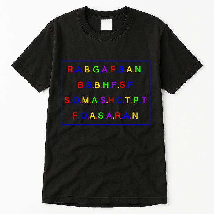 Act Up City Girls R.A.B.G.A.F.B.A.N.B.B.B.H.F.S.F S.O.M.A.S.H.C.T.P.T Tall T-Shirt