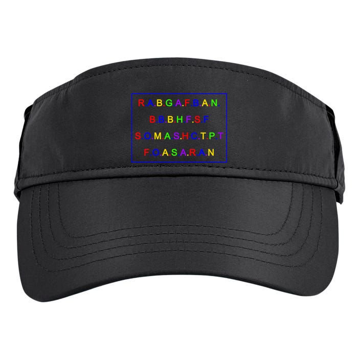 Act Up City Girls R.A.B.G.A.F.B.A.N.B.B.B.H.F.S.F S.O.M.A.S.H.C.T.P.T Adult Drive Performance Visor