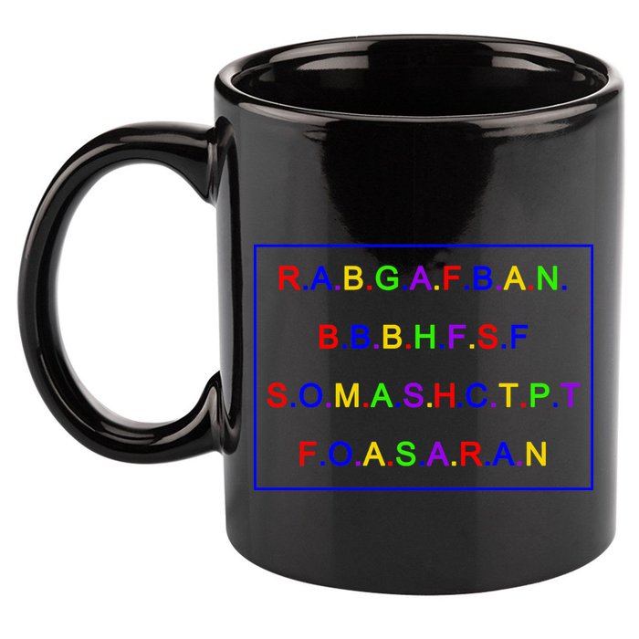Act Up City Girls R.A.B.G.A.F.B.A.N.B.B.B.H.F.S.F S.O.M.A.S.H.C.T.P.T 11oz C Handle Ceramic Mug