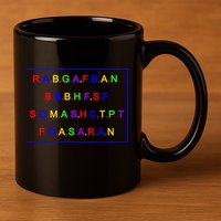 Act Up City Girls R.A.B.G.A.F.B.A.N.B.B.B.H.F.S.F S.O.M.A.S.H.C.T.P.T 11oz C Handle Ceramic Mug