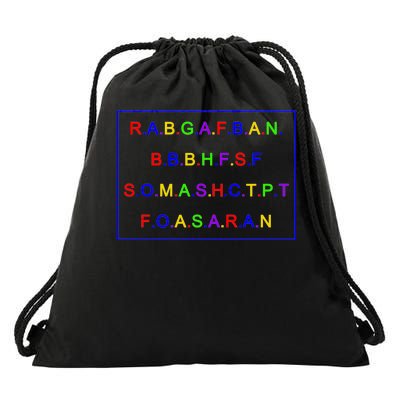 Act Up City Girls R.A.B.G.A.F.B.A.N.B.B.B.H.F.S.F S.O.M.A.S.H.C.T.P.T Drawstring Bag