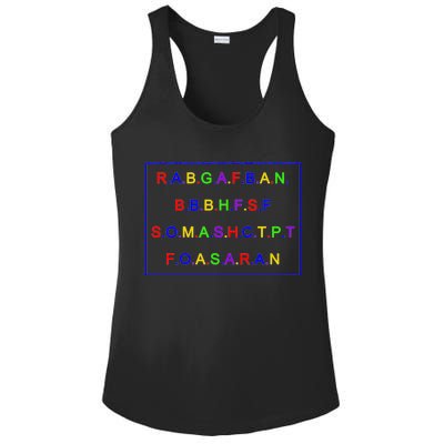 Act Up City Girls R.A.B.G.A.F.B.A.N.B.B.B.H.F.S.F S.O.M.A.S.H.C.T.P.T Ladies PosiCharge Competitor Racerback Tank