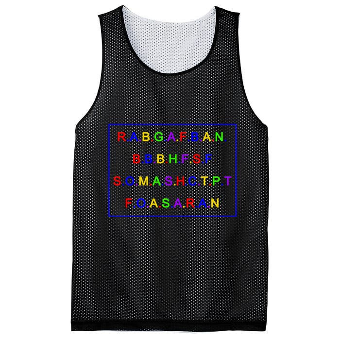 Act Up City Girls R.A.B.G.A.F.B.A.N.B.B.B.H.F.S.F S.O.M.A.S.H.C.T.P.T Mesh Reversible Basketball Jersey Tank