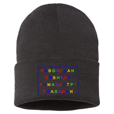 Act Up City Girls R.A.B.G.A.F.B.A.N.B.B.B.H.F.S.F S.O.M.A.S.H.C.T.P.T Sustainable Knit Beanie
