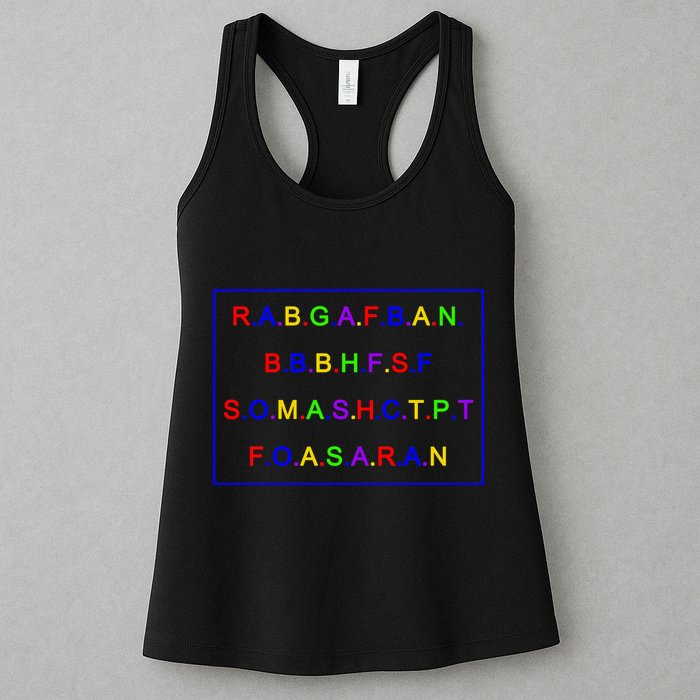 Act Up City Girls R.A.B.G.A.F.B.A.N.B.B.B.H.F.S.F S.O.M.A.S.H.C.T.P.T Womens Tank Top