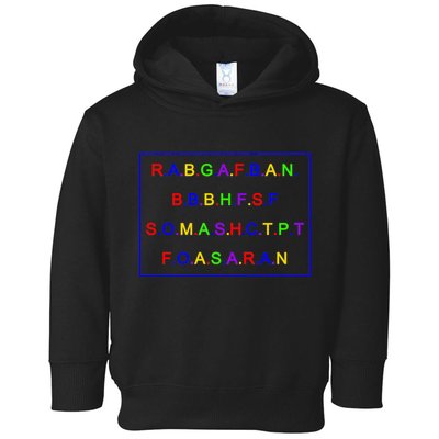Act Up City Girls R.A.B.G.A.F.B.A.N.B.B.B.H.F.S.F S.O.M.A.S.H.C.T.P.T Toddler Hoodie