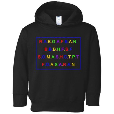 Act Up City Girls R.A.B.G.A.F.B.A.N.B.B.B.H.F.S.F S.O.M.A.S.H.C.T.P.T Toddler Hoodie