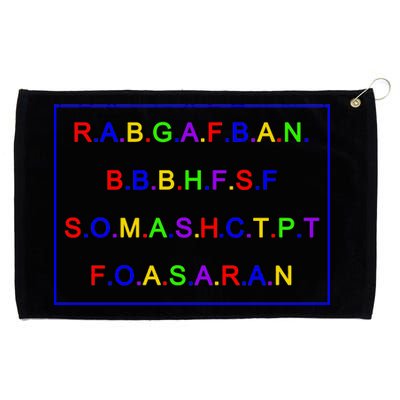 Act Up City Girls R.A.B.G.A.F.B.A.N.B.B.B.H.F.S.F S.O.M.A.S.H.C.T.P.T Grommeted Golf Towel