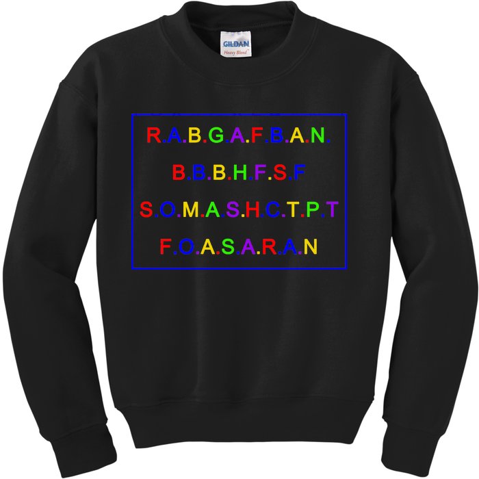 Act Up City Girls R.A.B.G.A.F.B.A.N.B.B.B.H.F.S.F S.O.M.A.S.H.C.T.P.T Kids Sweatshirt