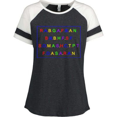 Act Up City Girls R.A.B.G.A.F.B.A.N.B.B.B.H.F.S.F S.O.M.A.S.H.C.T.P.T Enza Ladies Jersey Colorblock Tee