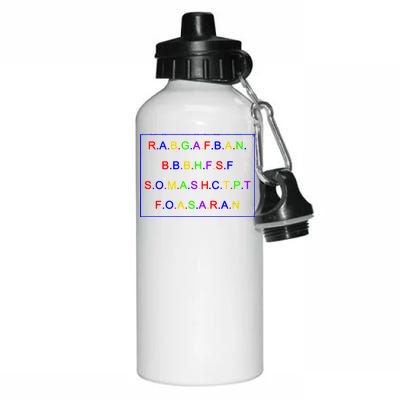 Act Up City Girls R.A.B.G.A.F.B.A.N.B.B.B.H.F.S.F S.O.M.A.S.H.C.T.P.T Aluminum Water Bottle