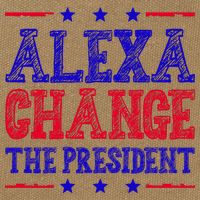 Alexa Change The President Funny Political Cotton Canvas Backpack