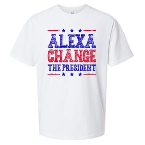 Alexa Change The President Funny Political Sueded Cloud Jersey T-Shirt