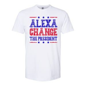 Alexa Change The President Funny Political Softstyle CVC T-Shirt