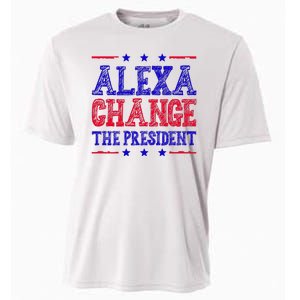 Alexa Change The President Funny Political Cooling Performance Crew T-Shirt