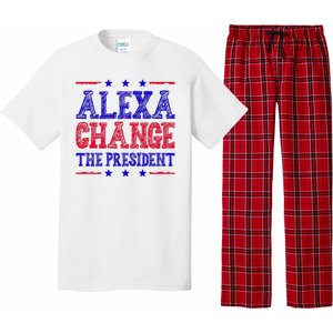 Alexa Change The President Funny Political Pajama Set