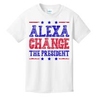 Alexa Change The President Funny Political Kids T-Shirt