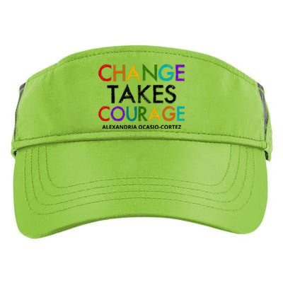 AOC Changes Takes Courage Alexandria Ocasio Cortez Adult Drive Performance Visor