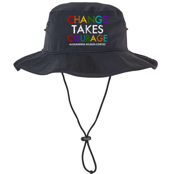 AOC Changes Takes Courage Alexandria Ocasio Cortez Bucket Hat