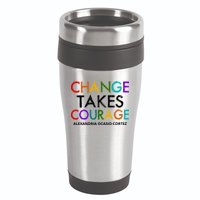 AOC Changes Takes Courage Alexandria Ocasio Cortez 16oz Travel Tumbler