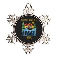 Alaska Cruise Together 2024 Metallic Star Ornament