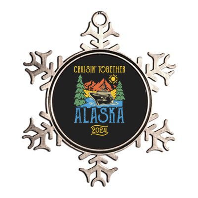 Alaska Cruise Together 2024 Metallic Star Ornament