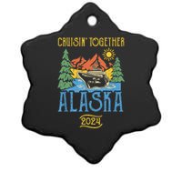 Alaska Cruise Together 2024 Ceramic Star Ornament