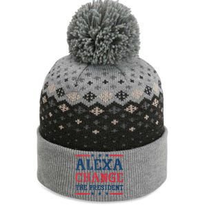 Alexa Change The President Funny Quote Humor The Baniff Cuffed Pom Beanie