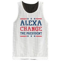 Alexa Change The President Funny Quote Humor Mesh Reversible Basketball Jersey Tank