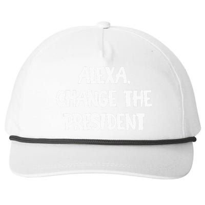 Alexa Change The President Snapback Five-Panel Rope Hat