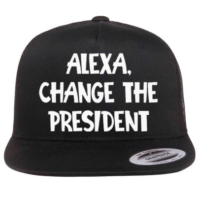 Alexa Change The President Flat Bill Trucker Hat