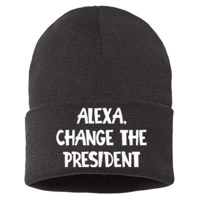 Alexa Change The President Sustainable Knit Beanie