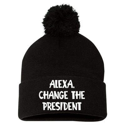 Alexa Change The President Pom Pom 12in Knit Beanie