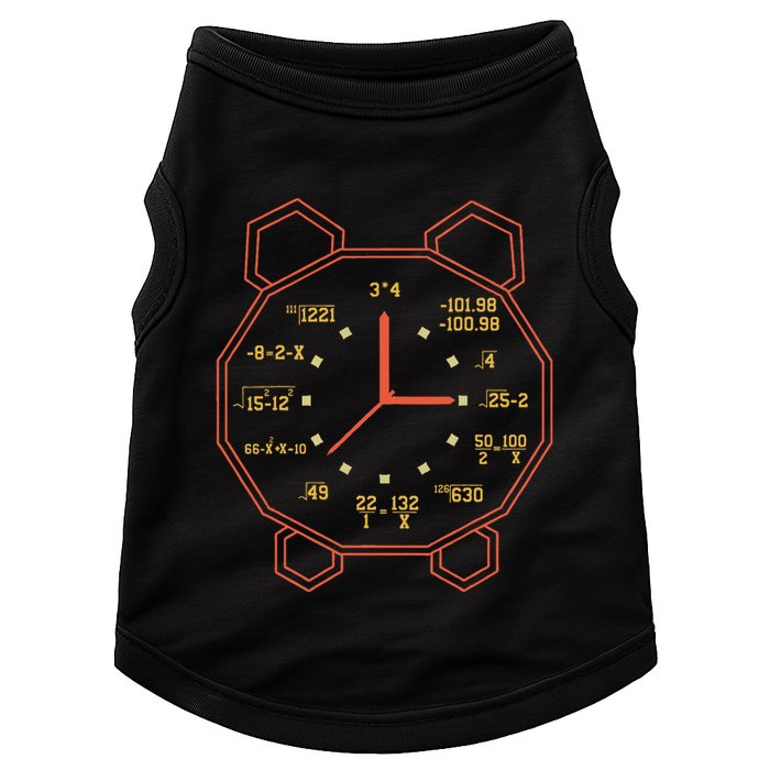 Alarm Clock Time Math Watch Mathematician Doggie Tank