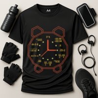 Alarm Clock Time Math Watch Mathematician Performance Shirt