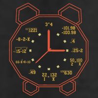 Alarm Clock Time Math Watch Mathematician Adult Drive Performance Visor