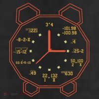 Alarm Clock Time Math Watch Mathematician Premium Pullover Hoodie