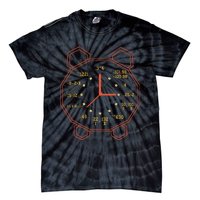 Alarm Clock Time Math Watch Mathematician Tie-Dye T-Shirt