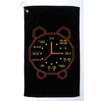Alarm Clock Time Math Watch Mathematician Golf Towel